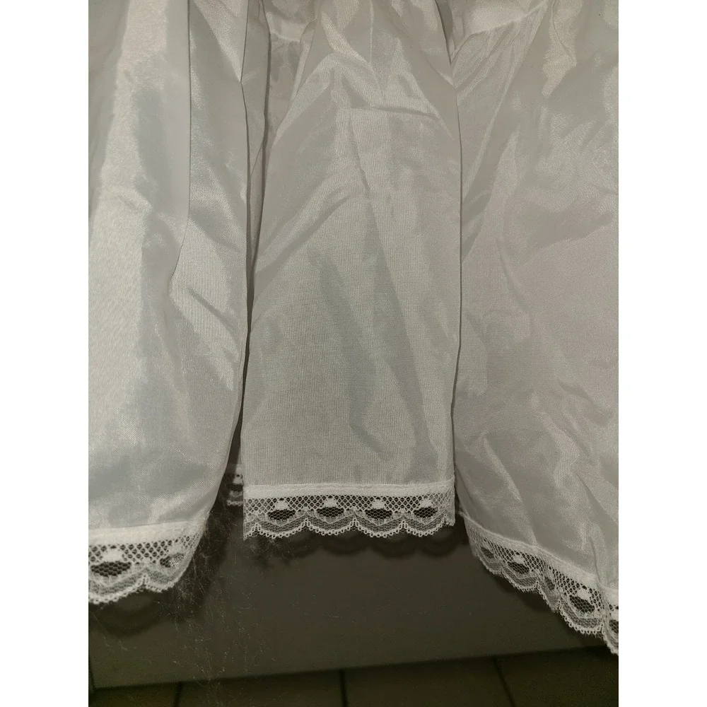 NWT‎ Davids Bridal White Fit and Flare Slip Petticoat Size 8 Style 550 Zipper